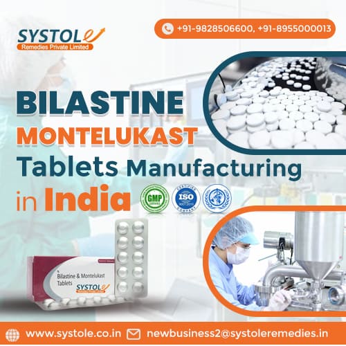 Bilastine Montelukast Tablets Manufacturers in India