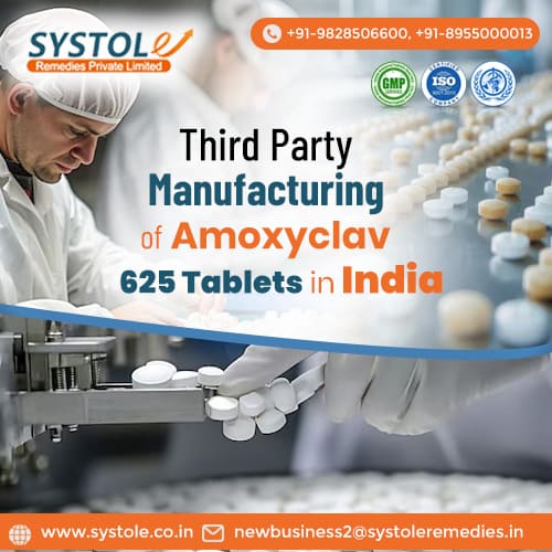 Amoxyclav 625 Tablet Manufacturer in India | Systole Remedies Private Limited