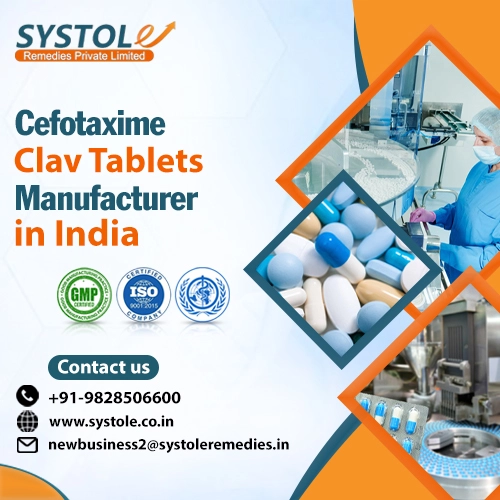 Cefotaxime clav Tablets Manufacturing in India